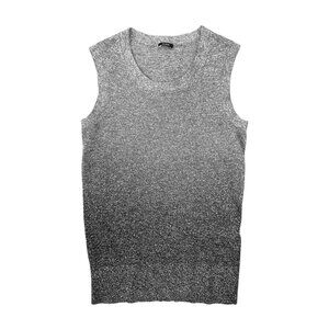 Joseph sleeveless lurex knitted top
